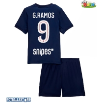Paris Saint-Germain Goncalo Ramos #9 Hjemmedraktsett Barn 2025-26 Kortermet (+ Korte bukser)